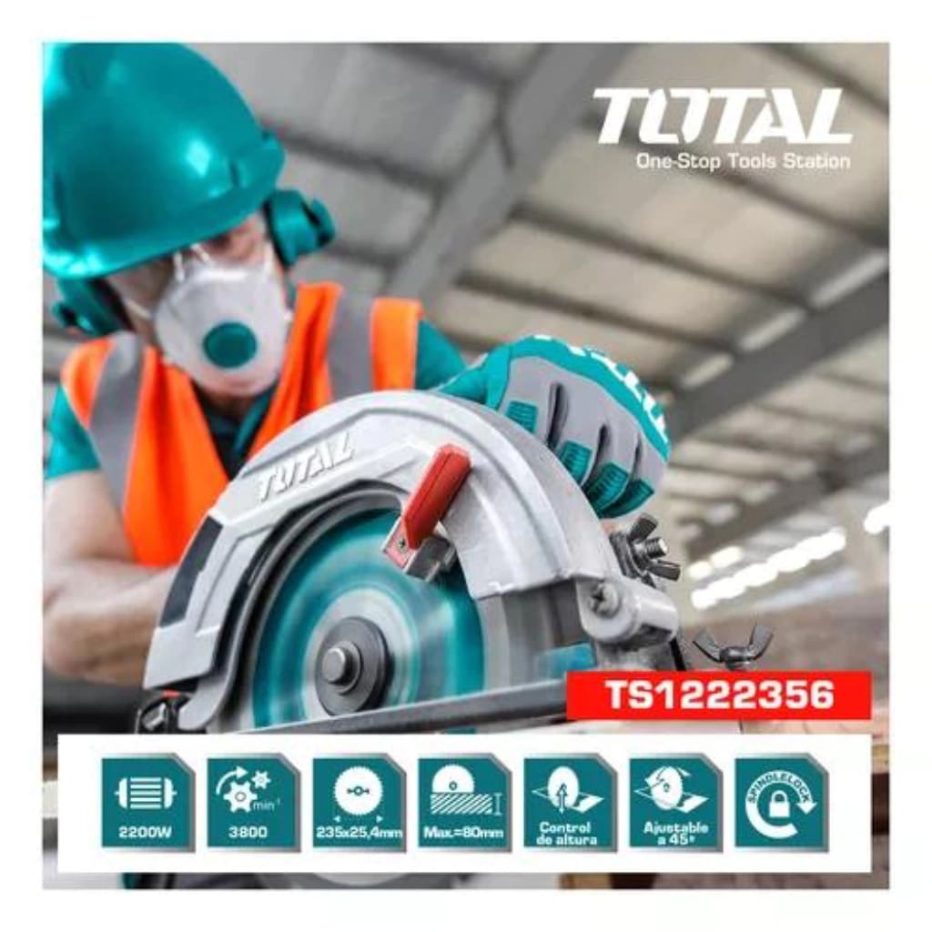 SIERRA CIRCULAR 235MM 9 1/4 TOTAL TS1222356 2200W3