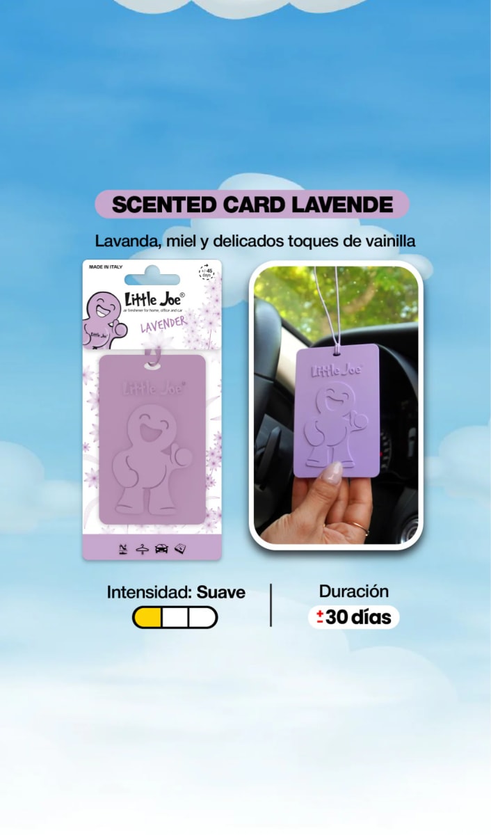 AROMATIZANTE LAVENDER SCENTED CARD LITTLE JOE / LJ0402