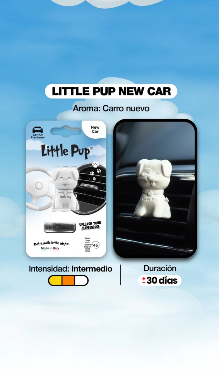 AROMATIZANTE PARA AUTO NEW CAR LITTLE PUP/ LJ0292