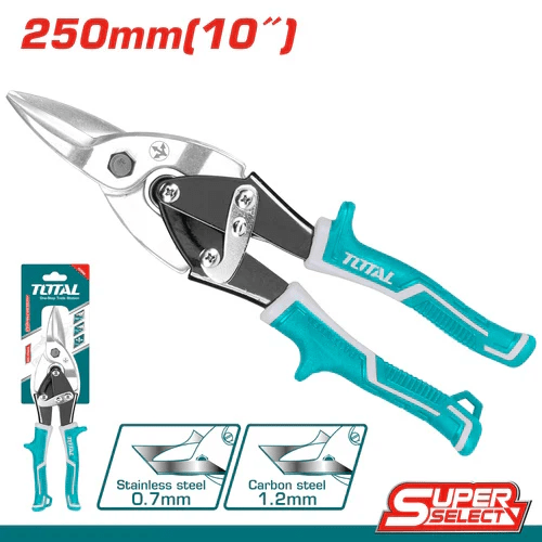 TIJERA DE AVIACIÓN 10” 250MM CORTE RECTO THT522106 - TOTAL1