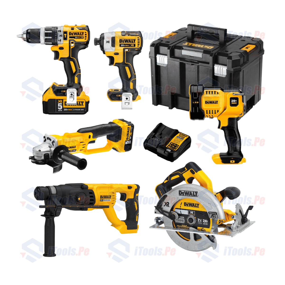 COMBO SUPER INDUSTRIAL DEWALT 6 EN 11