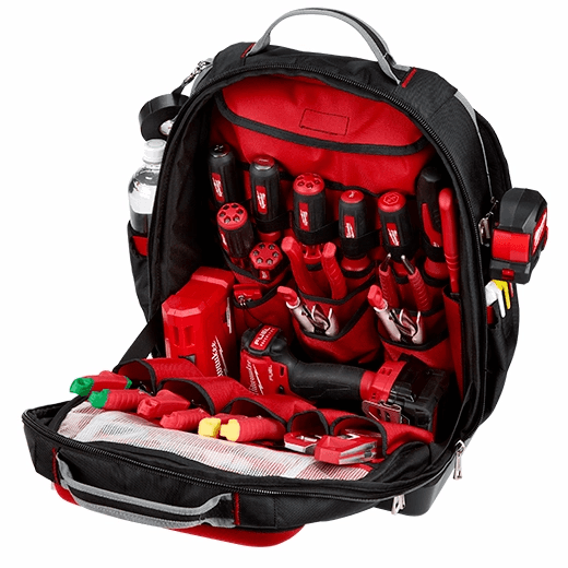 MOCHILA PORTA HERRAMIENTAS BASE DE HULE MILWAUKEE / 48-22-82012