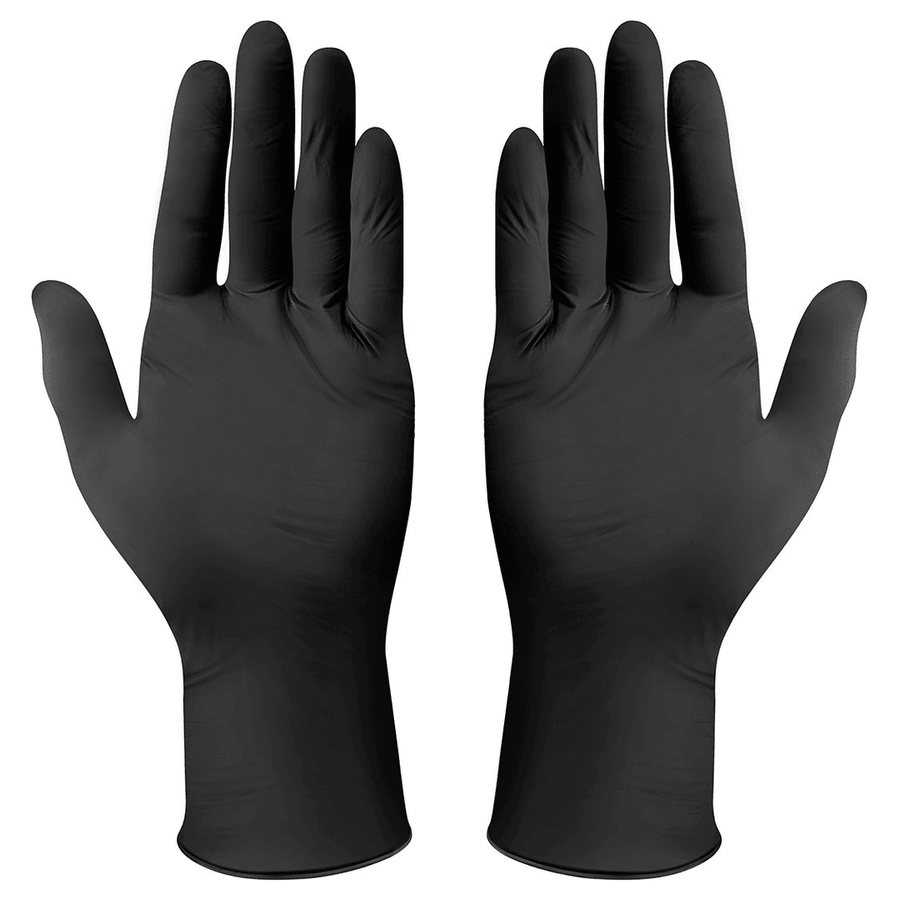 GUANTE NITRILO DESECHABLE NEGRO 100 UND WURTH / 08994702521