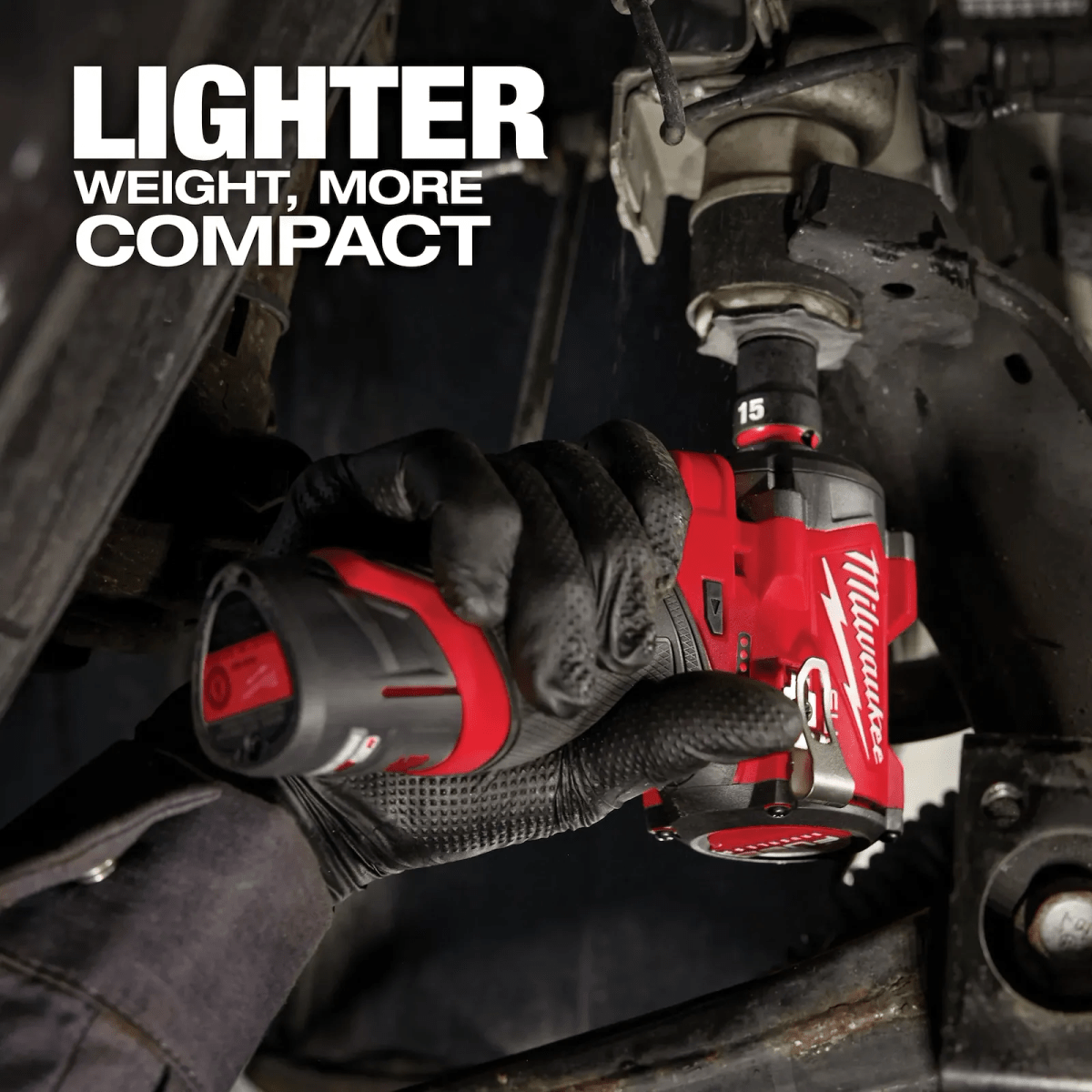 Kit de llave de impacto corta 1/2