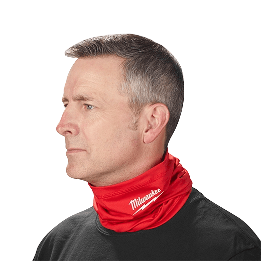 CUELLO MULTIFUNCIONAL MILWAUKEE 423R ROJO CON PROTECCIÓN UV UPF 50+3