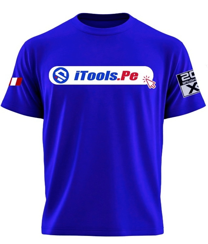 Polo itools de algodón color azul - talla L1