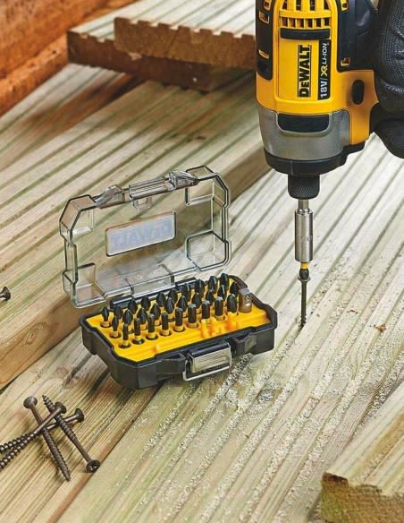 SET DE PUNTAS PARA ATORNILLADOR FLEXTORQ 32 PIEZAS DEWALT DT70523T-QZ3