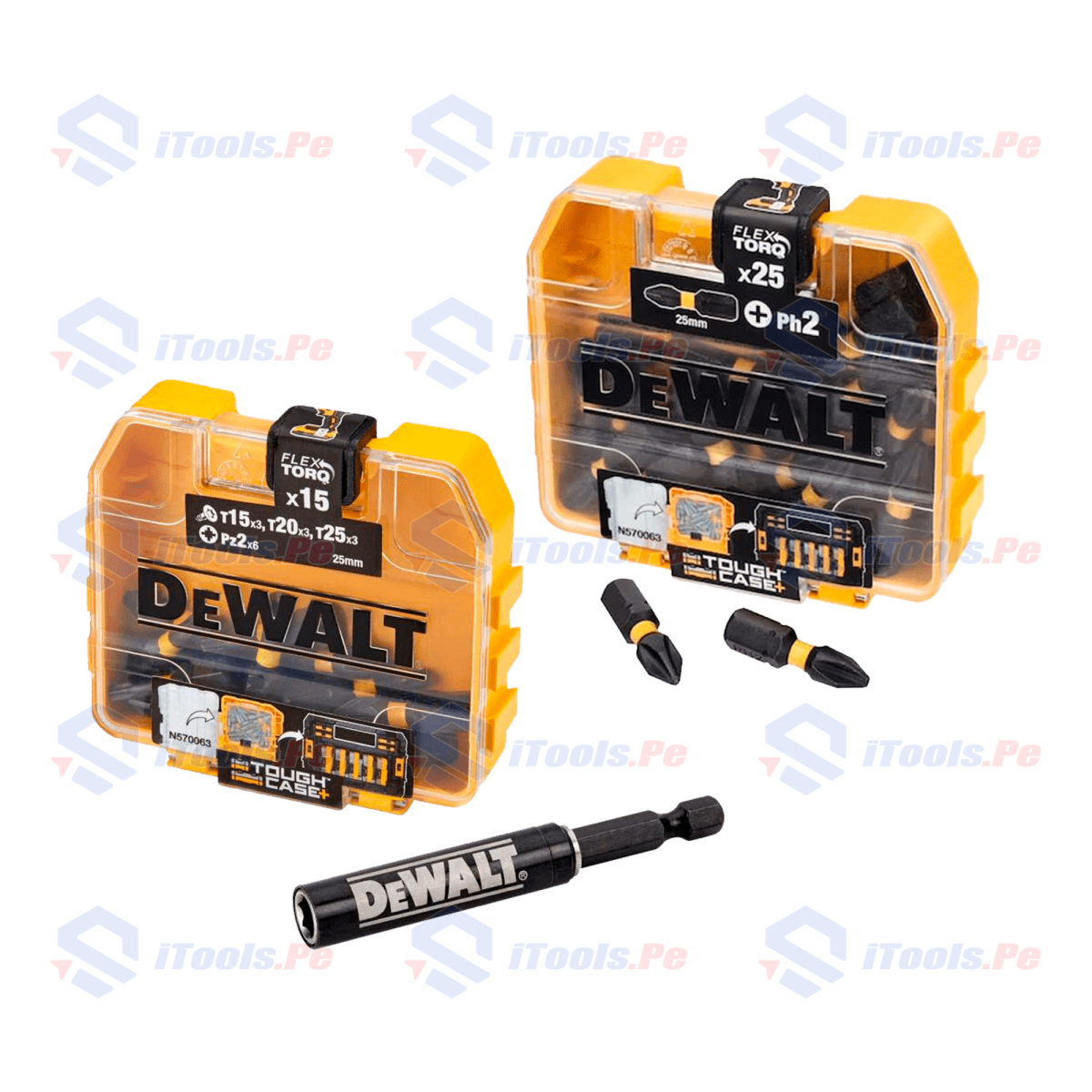 El Pack de Punteras Dewalt de 40 piezas + Adaptador magnético1