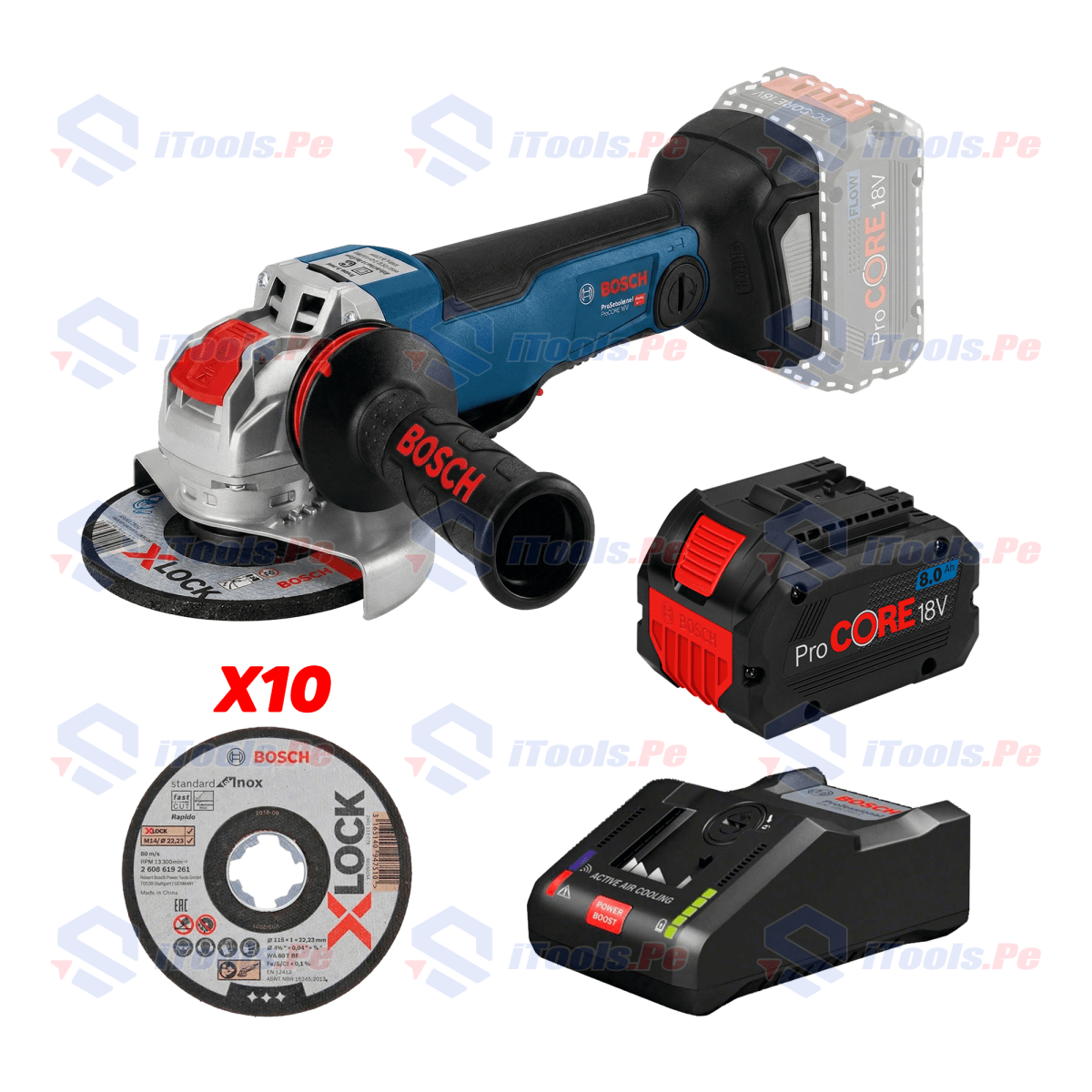 KIT AMOLADORA BOSCH DWX18V-10-KIT1