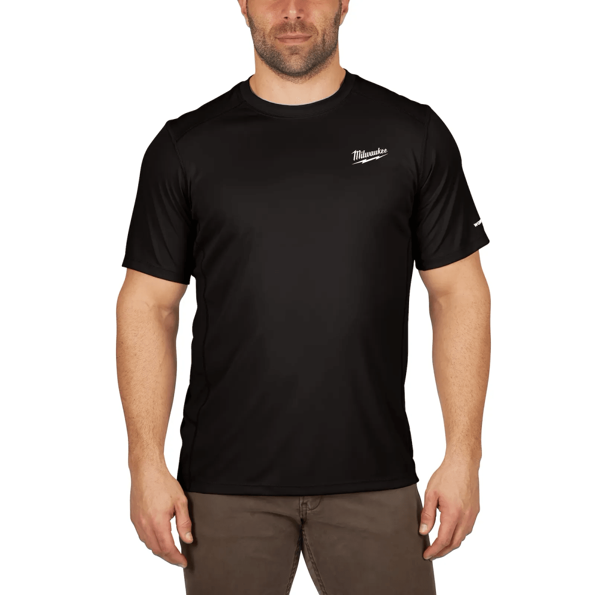 CAMISA NEGRA LIGERA DE ALTO RENDIMIENTO WORKSKIN™ - MANGA CORTA MILWAUKEE2