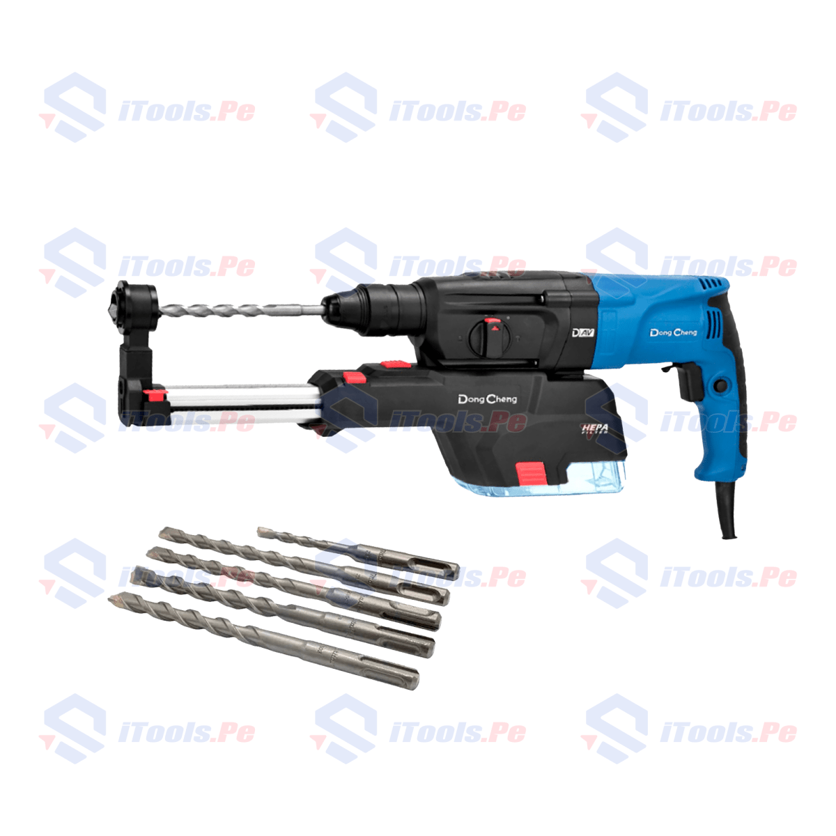 Rotomartillo sds plus 820w dongcheng + Kit brocas SDS PLUS Makita1