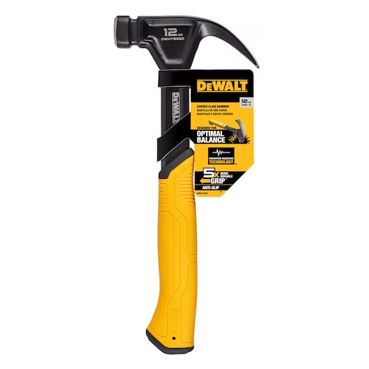 Martillo de acero de garra curva de 12 oz dewalt - DWHT510011
