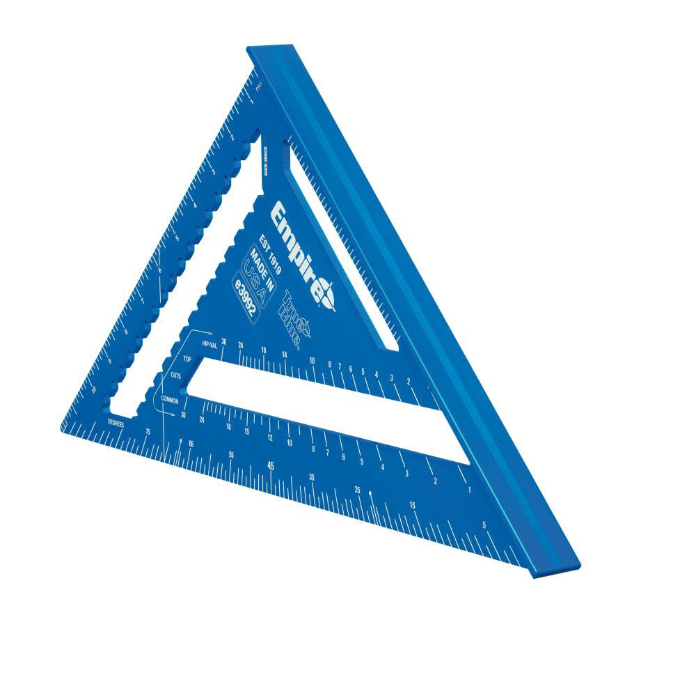 Escuadra para vigas grabada con láser de color azul auténtico de 12 pulgadas Empire Level3
