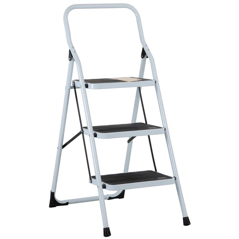 ESCALERA TUBULAR, PEGABLE, 3 ESCALONES 150 KG PRETUL 241201