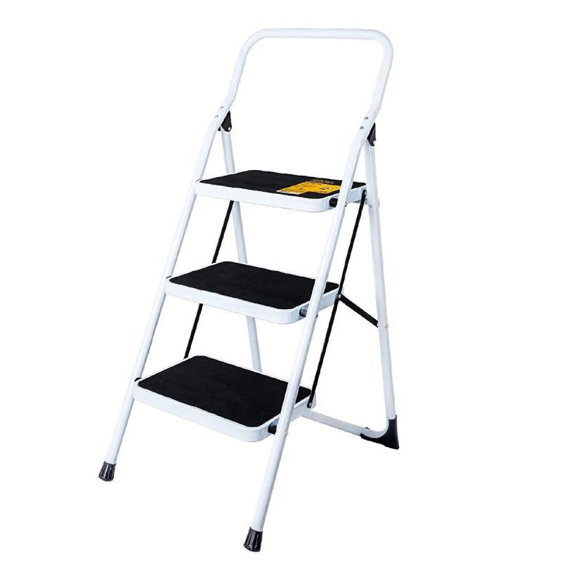 ESCALERA TUBULAR, PEGABLE, 3 ESCALONES 150 KG PRETUL 241202