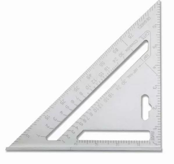 ESCUADRA TRIANGULAR ALUMINIO 12