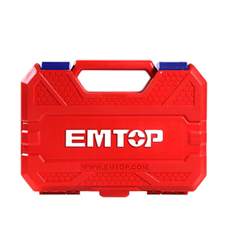 JUEGO DE RACHET 1/2? (DADOS + EXTENSIONES) EN MALETA PLASTICA – 24 PIEZAS ESKT12251 EMTOP1