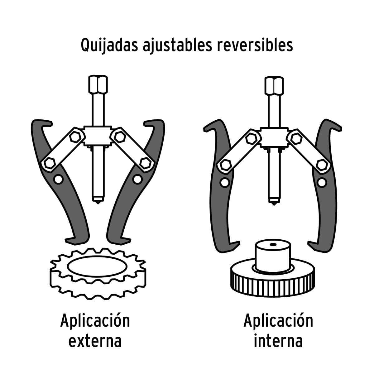 EXTRACTOR DE POLEAS, 2 PATAS 6 TRUPER4
