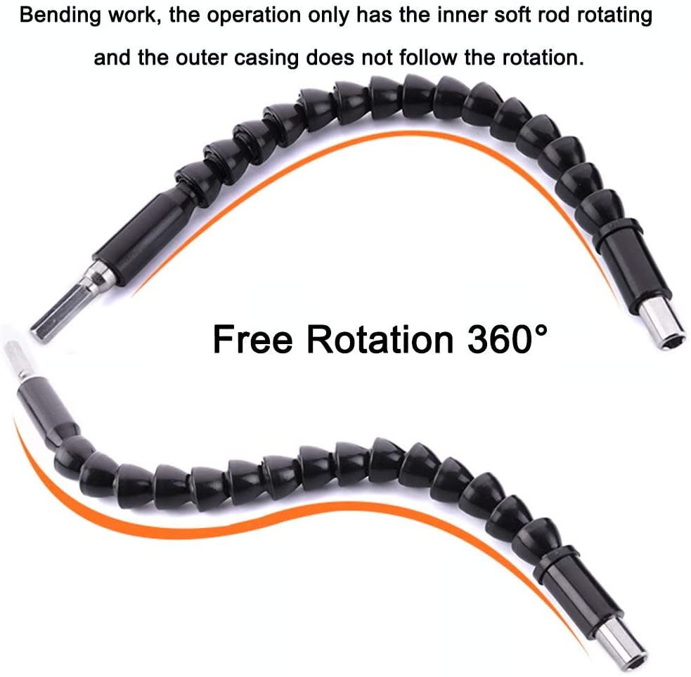 EXTENSIÓN FLEXIBLE PLASTICO PARA ATORNILLADO 25 CM5