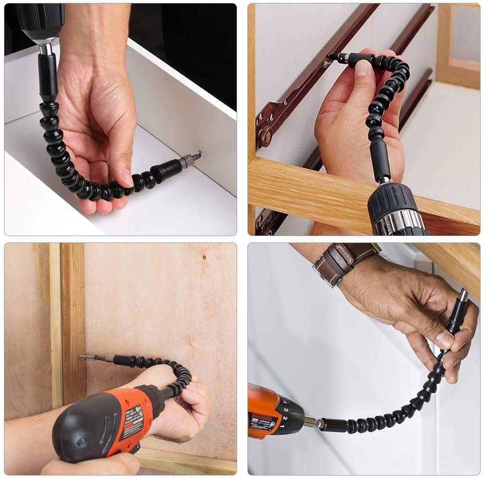 EXTENSIÓN FLEXIBLE PLASTICO PARA ATORNILLADO 25 CM4