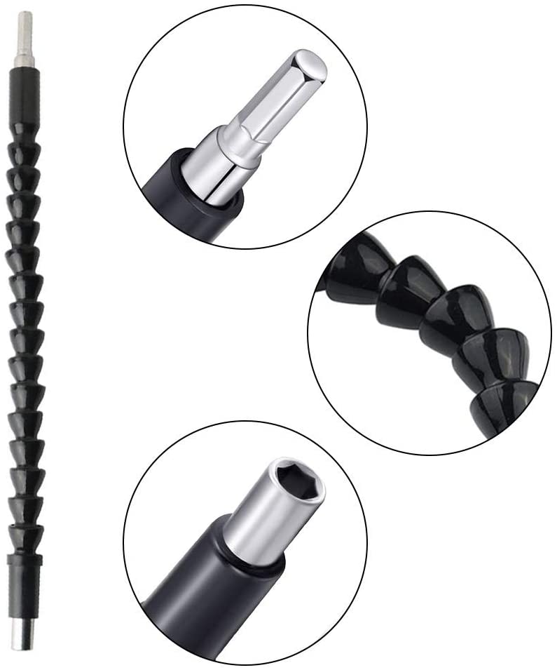 EXTENSIÓN FLEXIBLE PLASTICO PARA ATORNILLADO 25 CM3