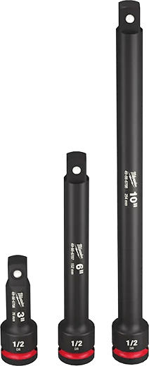 JUEGO DE EXTENSIONES DE 3 PIEZAS SHOCKWAVE IMPACT DUTY™ MILWAUKEE / 49-66-67152