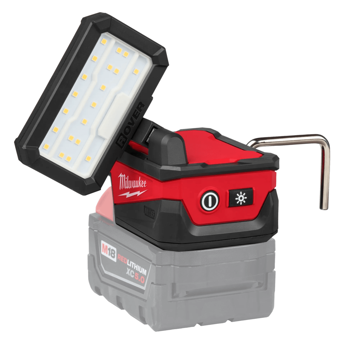 FOCO REFLECTOR PLEGABLE COMPACTO M18™ ROVER™ CON CARGA USB BARETOOLS  MILWAUKEE 2359-203
