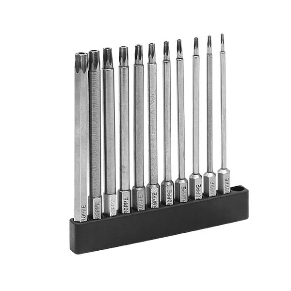 JGO DE PUNTAS TORXS CR-V S2 DE 75MM 11PCS BROPPE11