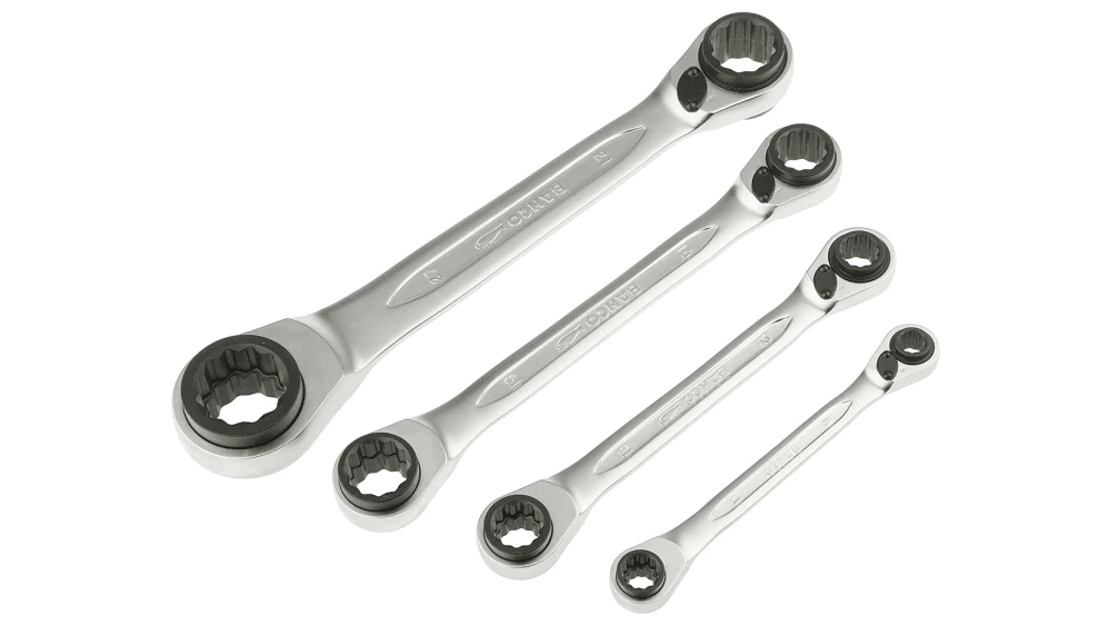 JGO LLAVE DE RACHET 4 EN 1  BAHCO S4RM/4T2