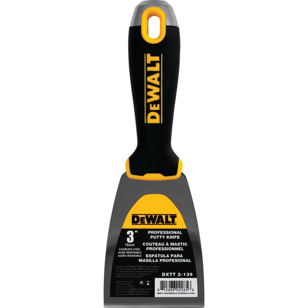 ESPÁTULA DE ACERO INOXIDABLE DEWALT DXTT-2-139 3
