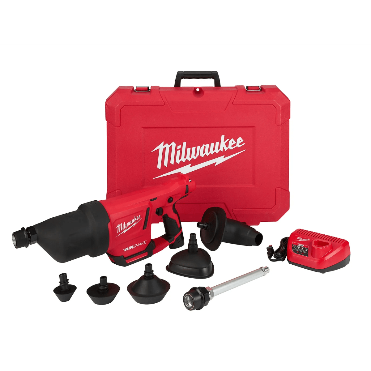 Kit de pistola de aire para limpiar drenajes M12™ AIRSNAKE™ MILWAUKEE / 2572B-211