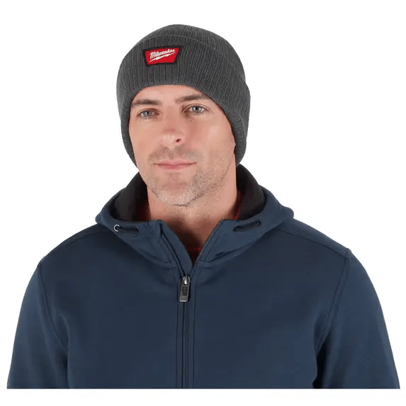 GORRO DE PUNTO ACANALADO GRIS MILWAUKEE / M750G2