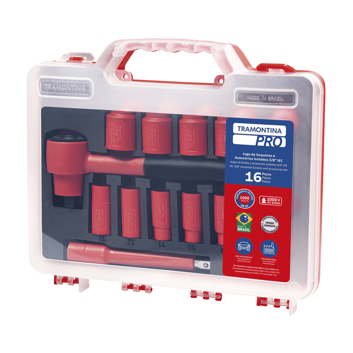 Juego de dados hexagonales Aislados IEC 3/8