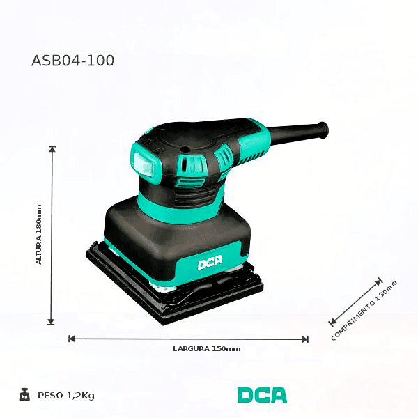 LIJADORA ORBITAL 240W 220V DCA  / ASB04-1002