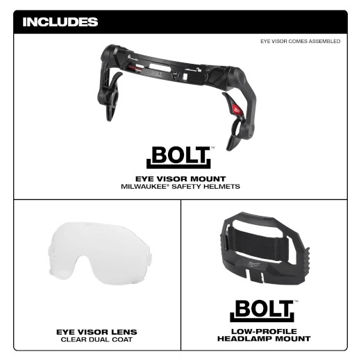 Lente transparente de doble capa para cascos de seguridad Milwaukee® 48-73-14112