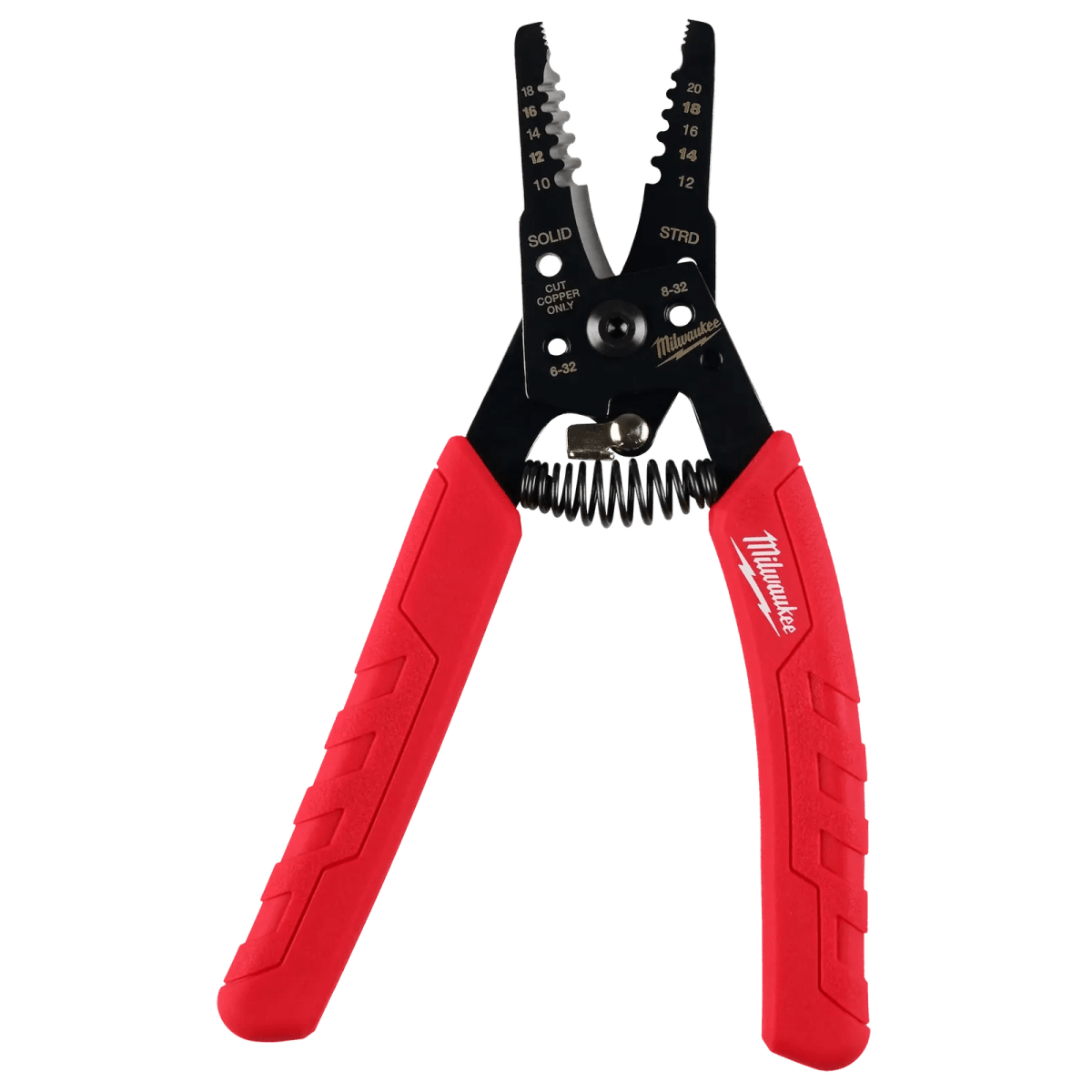 Pelacables y cortador con empuñadura cómoda para cables de 10-18 AWG MILWAUKEE 48-22-30503