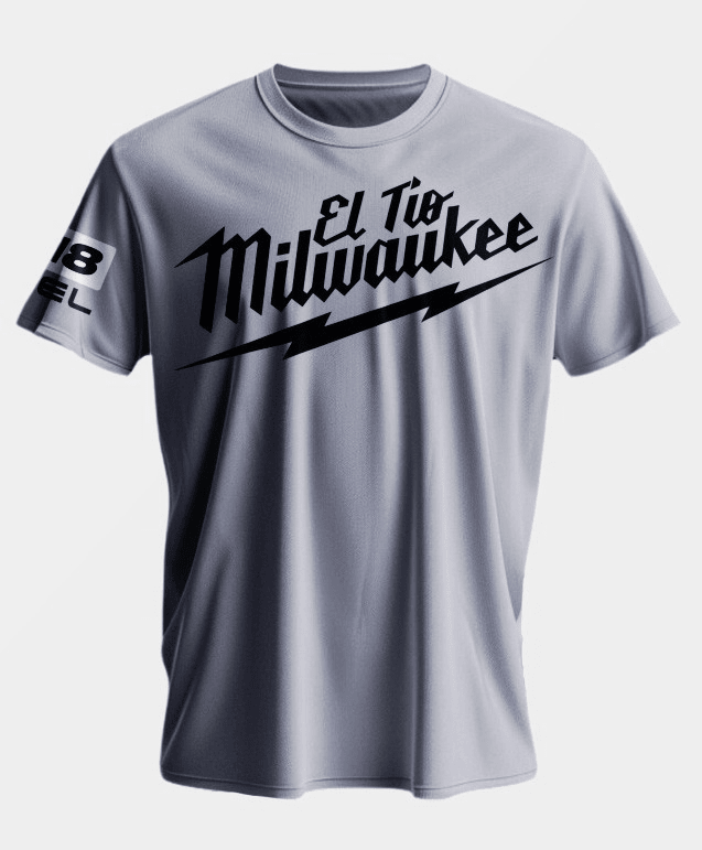 Polo milwaukee de algodón color gris - talla M1