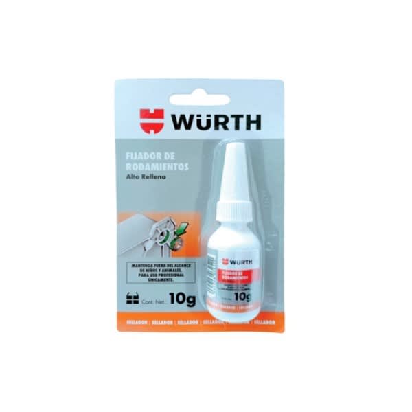 FIJADOR DE RODAMIENTOS 10g ALTO RELLENO WURTH / 08936030102