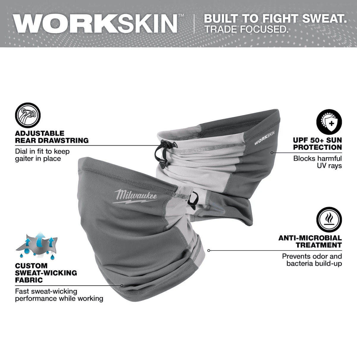 Cuello térmico de rendimiento WORKSKIN™ MILWAUKEE / 424R3
