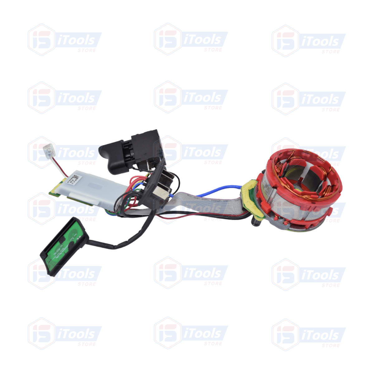 CONJUNTO DE ESTATOR DE MOTOR Y PCBA BGM220 MILWAUKEE / 14-20-10641