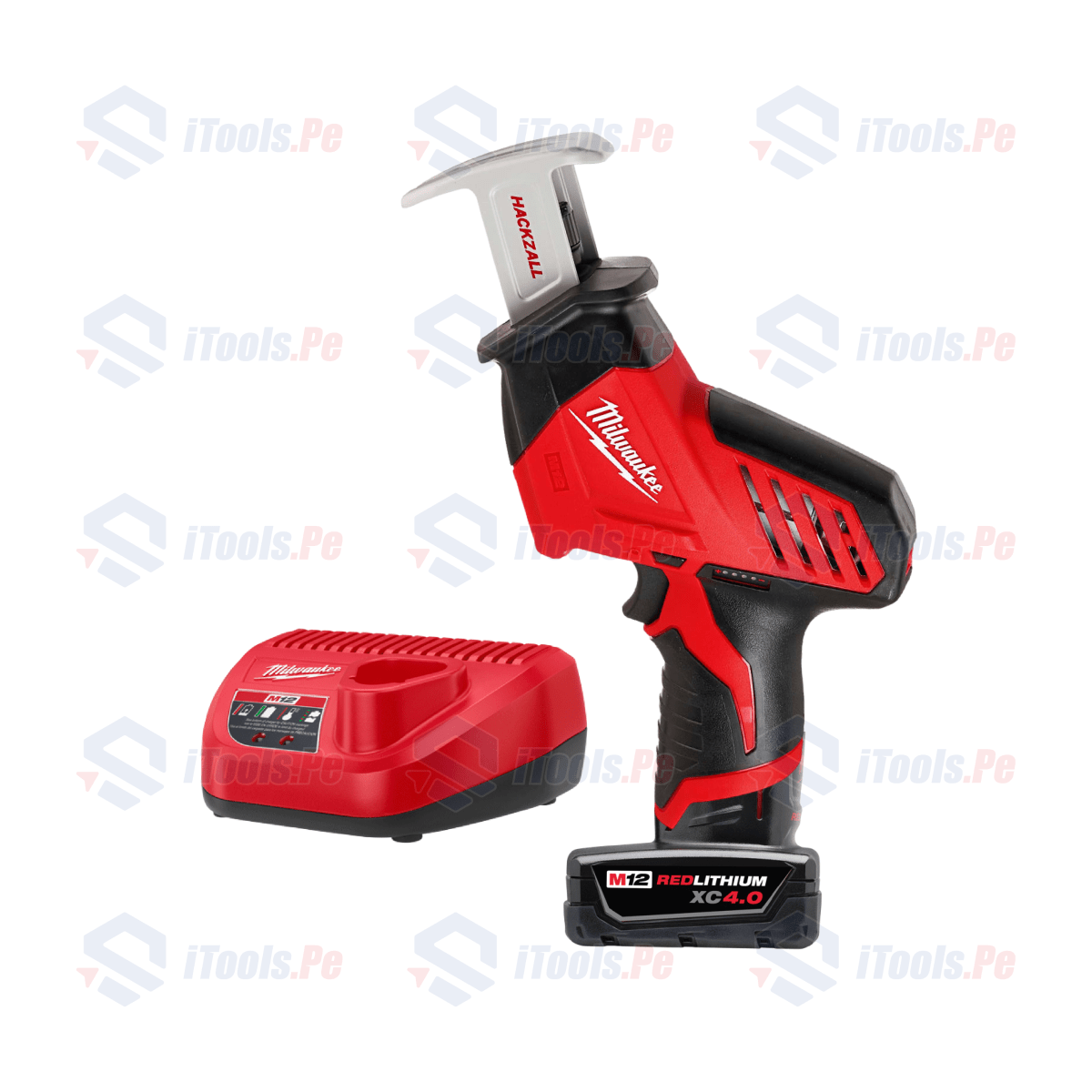 SIERRA HACKZALL M12 + BATERIA M12 REDLITHIUM™ 4AH + CARGADOR DE LITIO M12 MILWAUKKE1