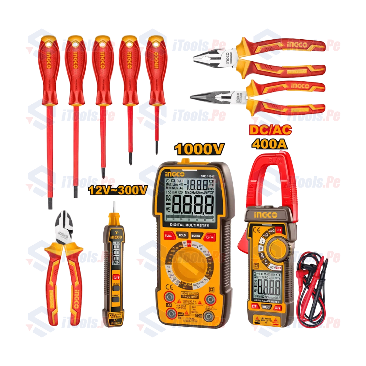 COMBO KIT ELECTRICISTA INGCO1