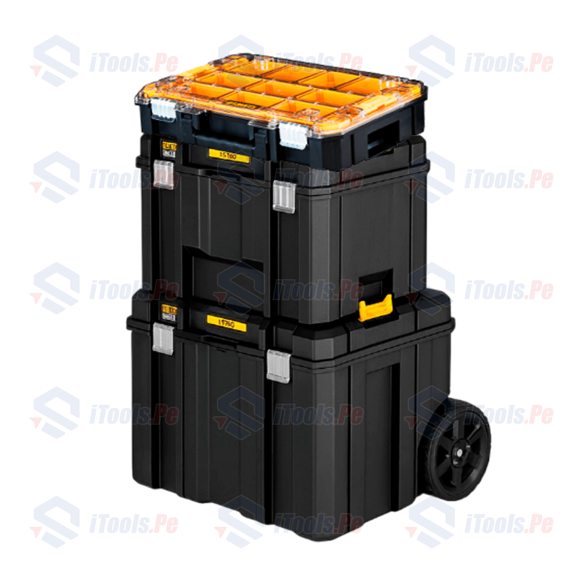 PACK 3 PCS CAJA PORTAHERRAMIENTAS TSTAK DEWALT1