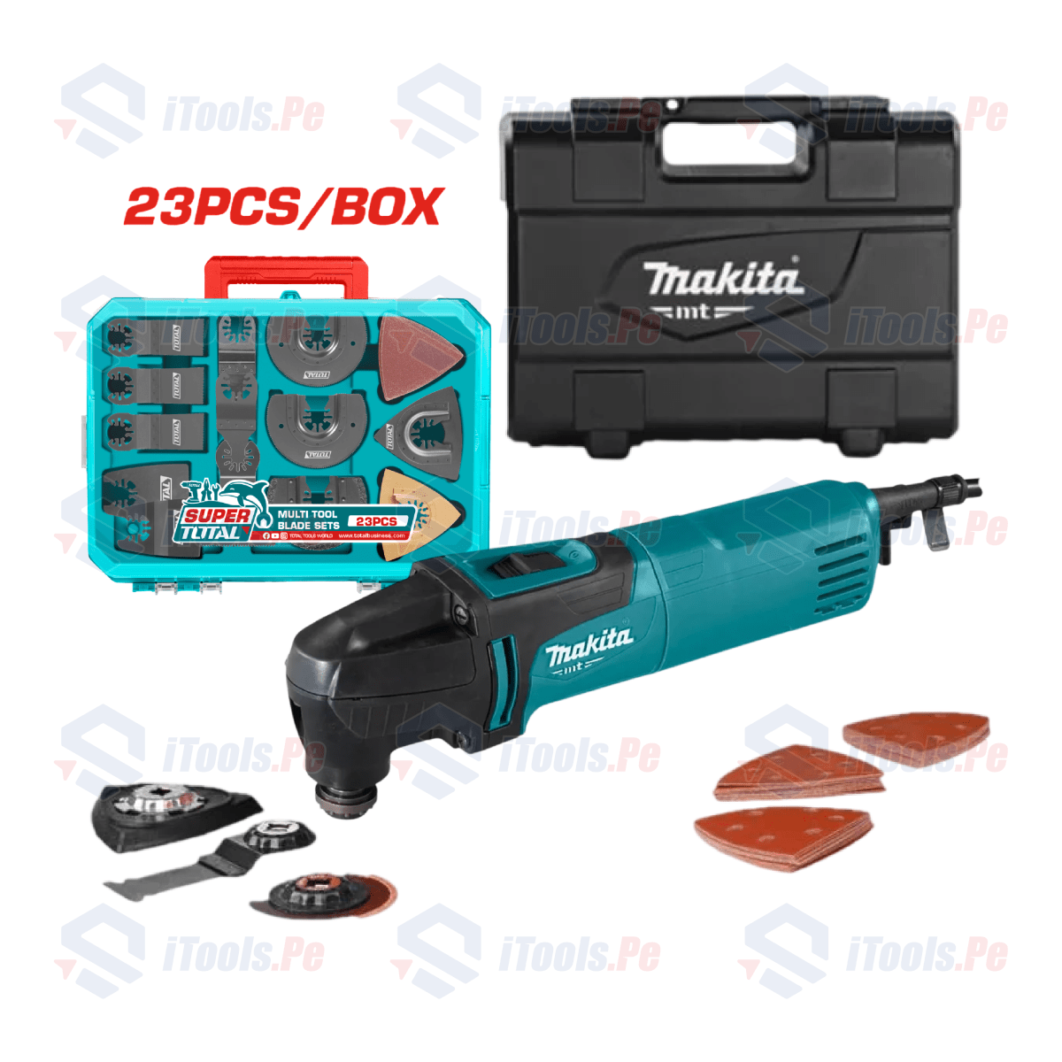 MULTIHERRAMIENTA 200W + JUEGO DE CUCHILLAS DE 23PCS1