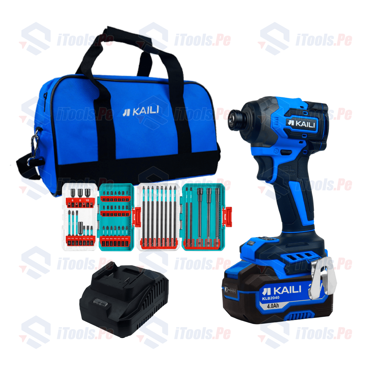 KIT ATORNILLADOR DE IMPACTO 20 V KAILI1
