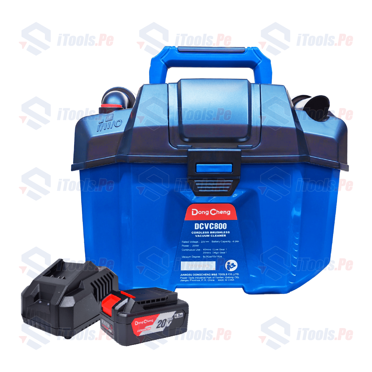 ASPIRADORA INALAMBRICA 20 V 200W DONG CHENG  DCVC800DM3
