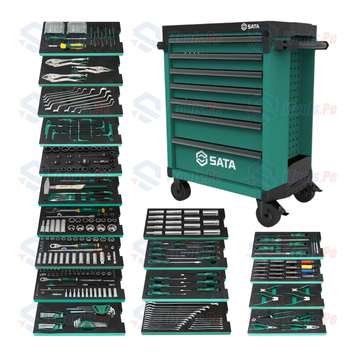 CARRO PORTAHERRAMIENTA 380 PCS SATA ST95113G-KIT1