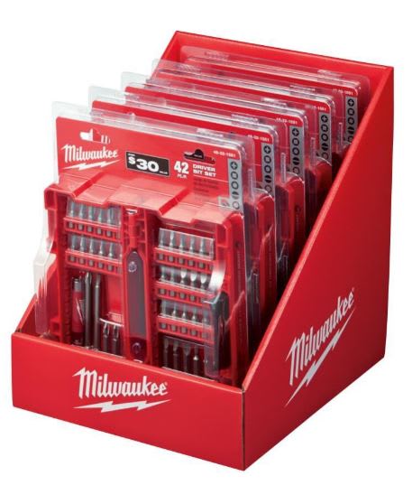 Juego de Puntas de Destornillador 42 piezas Milwaukee 48-32-15511