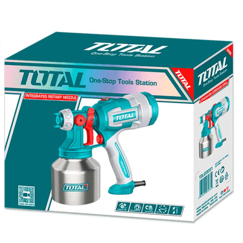 PISTOLA PARA PINTAR HVLP ELECTRICA 530W TANQUE AC TOTAL - TT450612