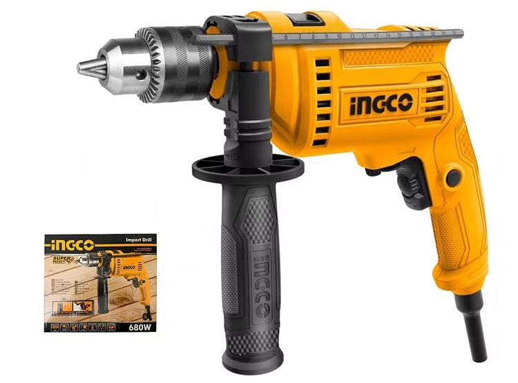 Pack Taladro + Esmeril + Set de brocas INGCO2